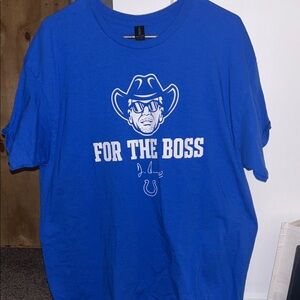 “For The Boss” Indianapolis Colts Tee
